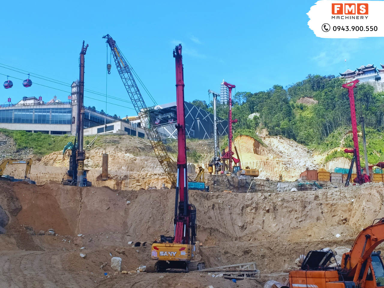 MÁY KHOAN CỌC NHỒI SR285 